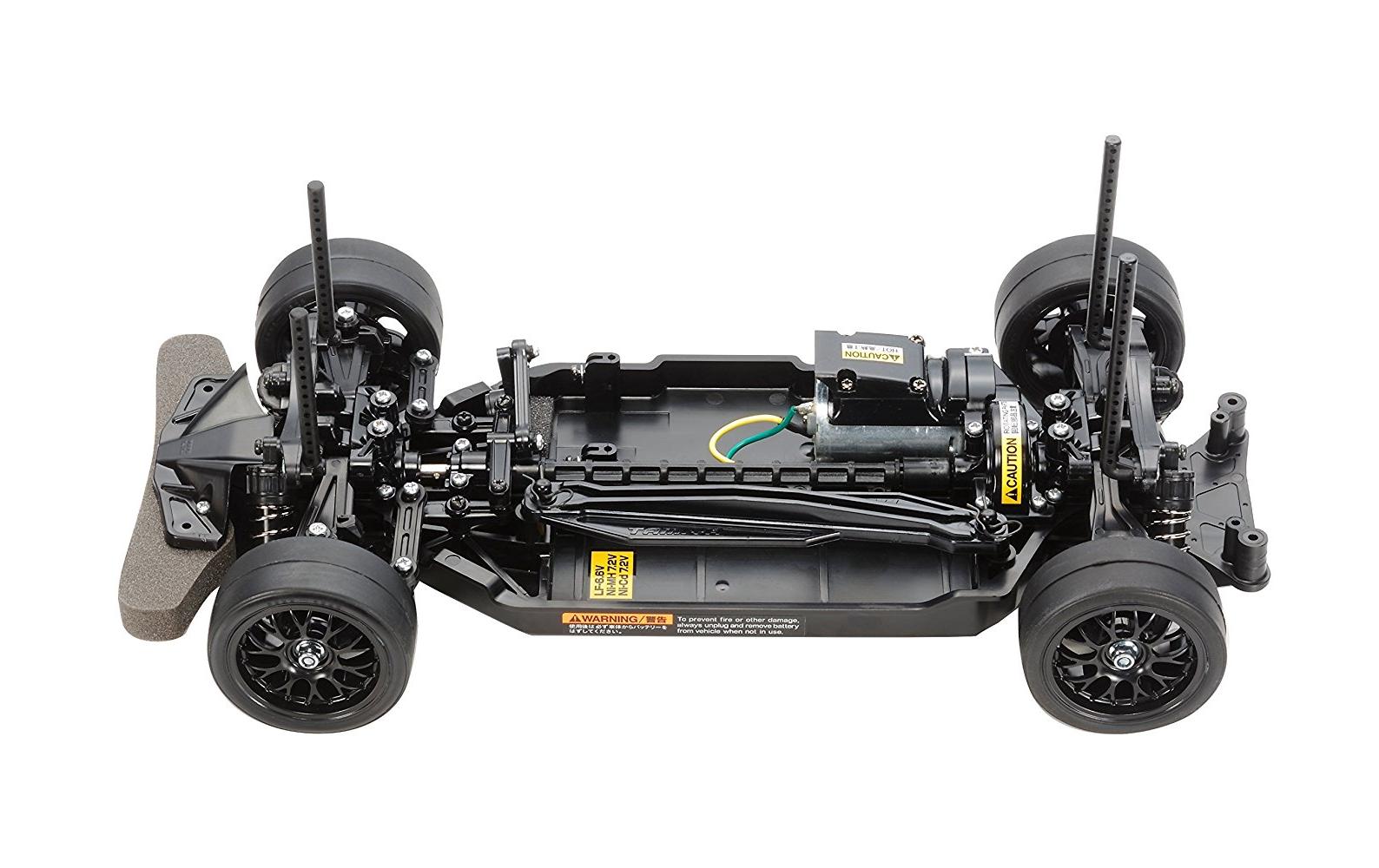 Chassis Kit TT-02 SA, 4WD, 1:10, BausatzTeilweise vormontierter Tourenwagen Chassis Baukasten