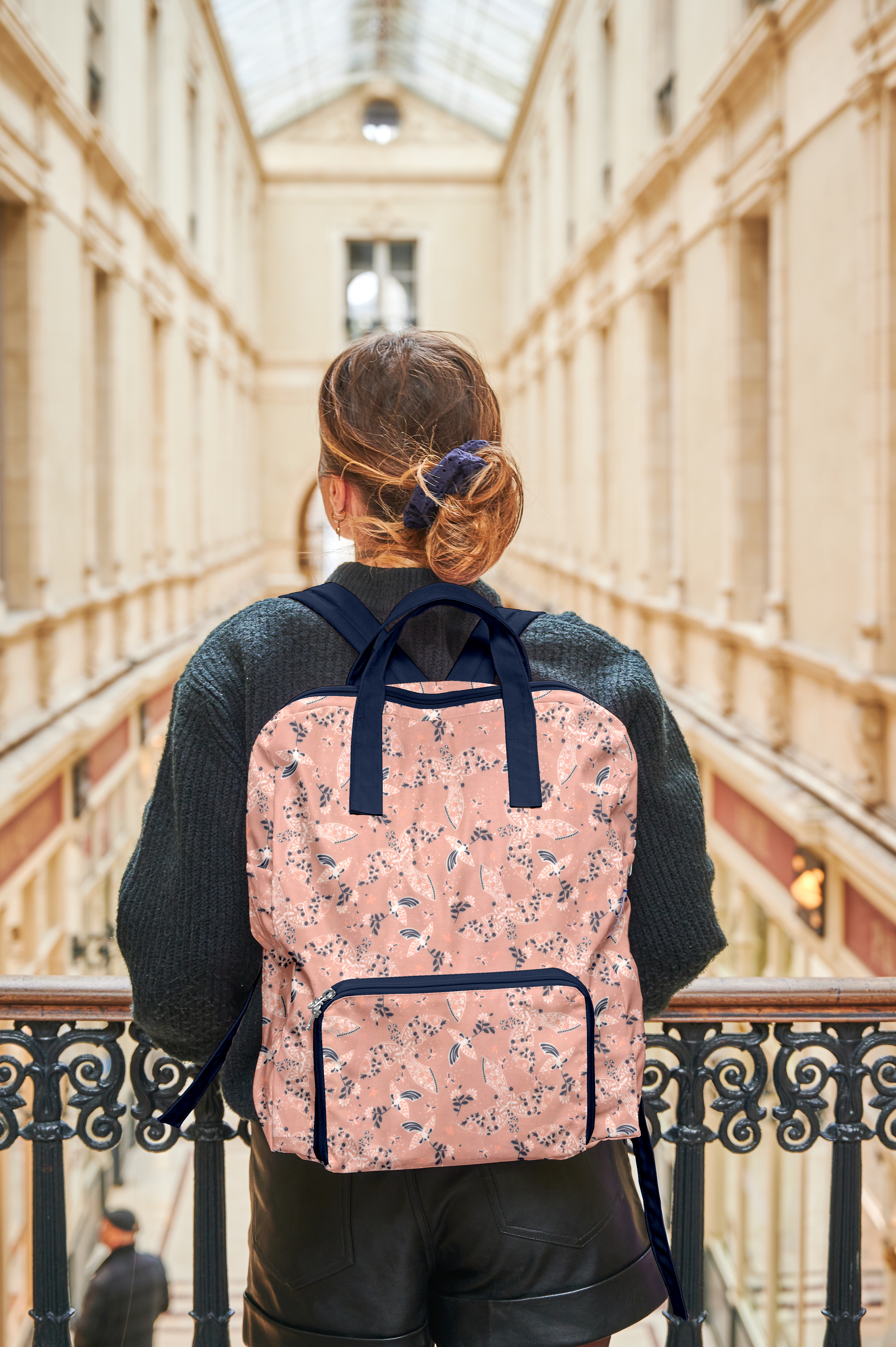 Sac À Dos Pliable Gaby Oiseau Bandana