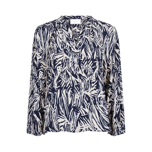 Neo Noir Huma Breeze Bluse, Navy, 42