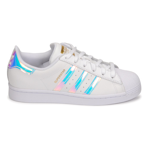 adidas Originals - SUPERSTAR W - Blanc / Iridescent