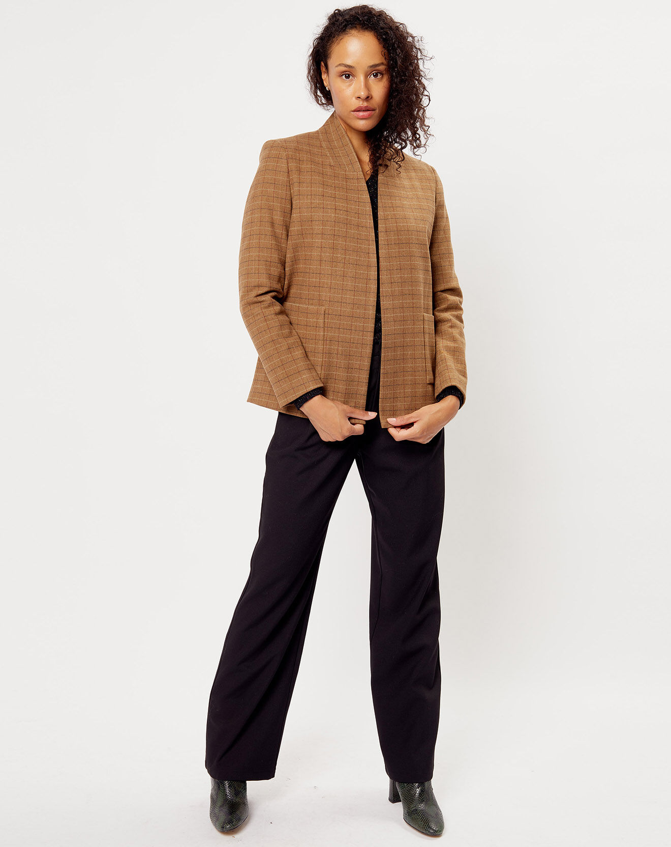 See u Soon Veste en Laine mélangée Eloise beige