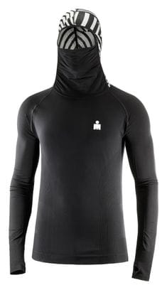 Veste à capuche Compressport 3D Thermo IronMan Dazzle Noir