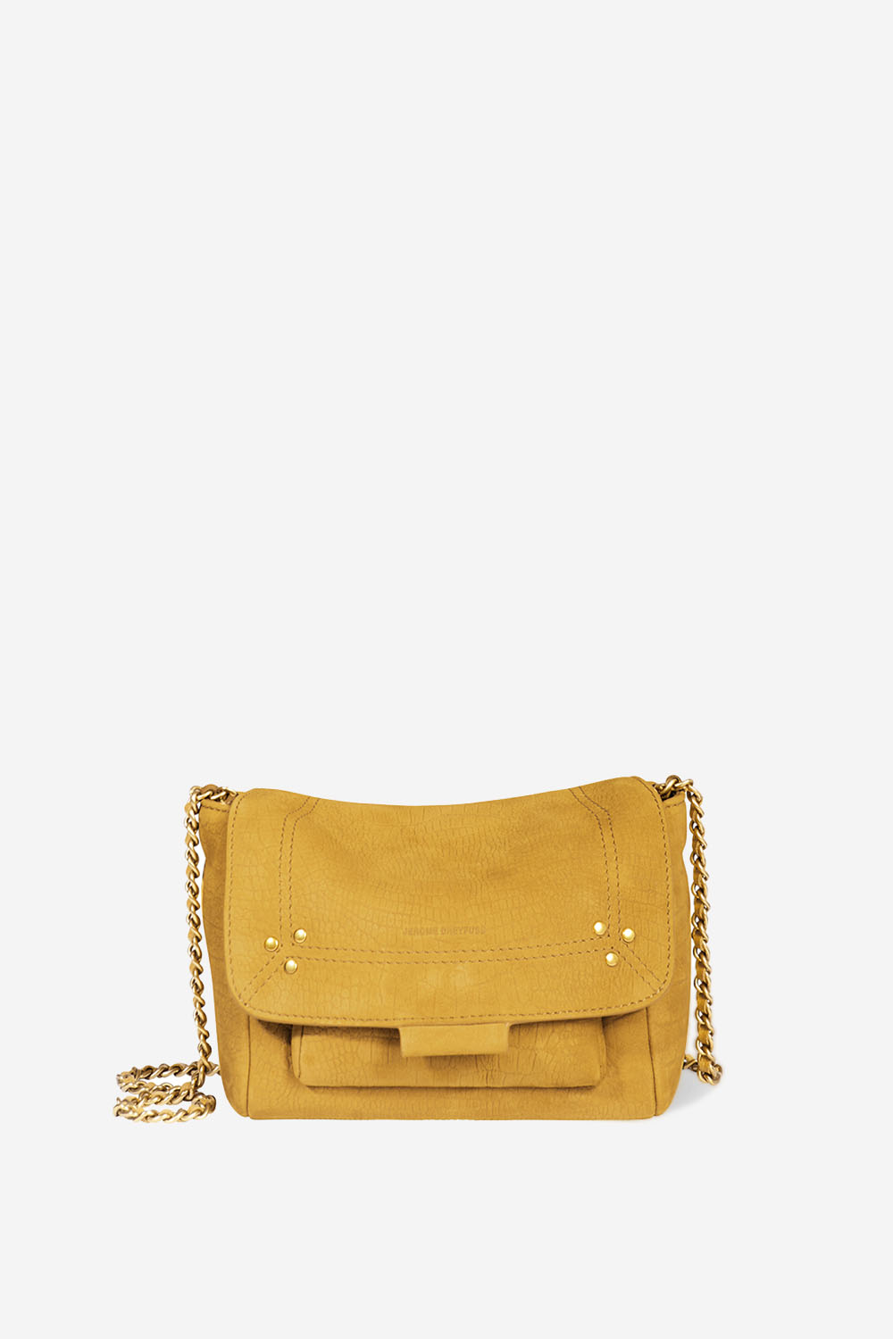 Lulu S croco leather crossbody