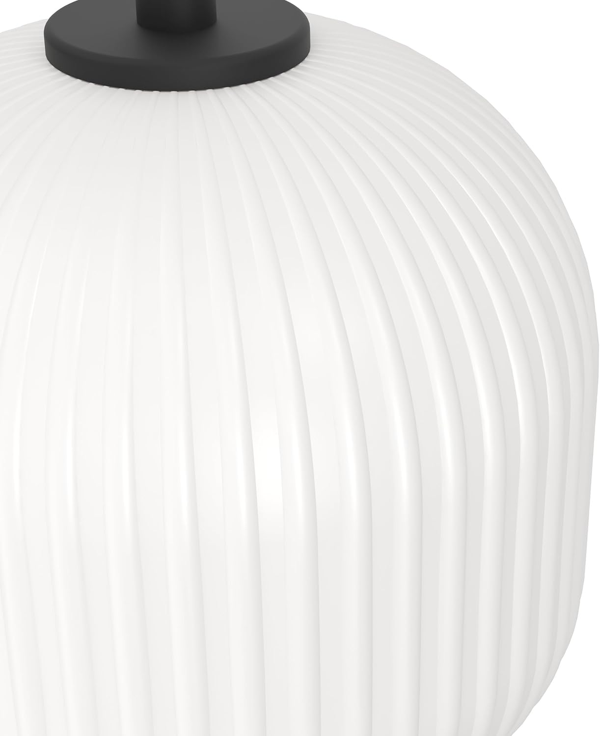 EGLO Hängelampe Mantunalle, 3-flammige Cluster Pendelleuchte Esstisch, Hängeleuchte aus Metall in schwarz und Glas in weiß, Esszimmerlampe hängend, E27 Fassung, Ø 62 cm