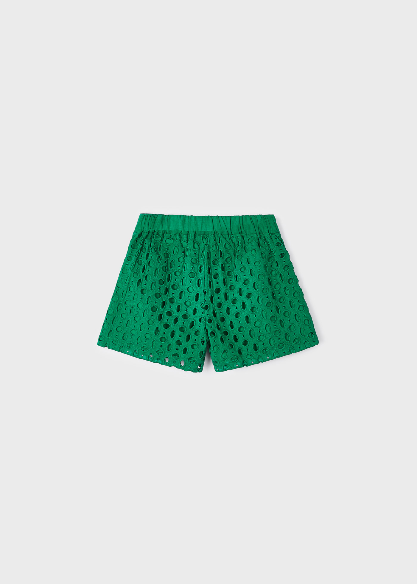 shorts perfurados para meninas