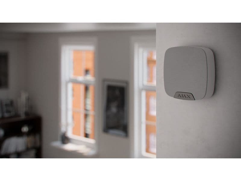 AJAX Baseline HomeSiren Jeweller Weiss Kabellose Sirene mit LED-Anschluss