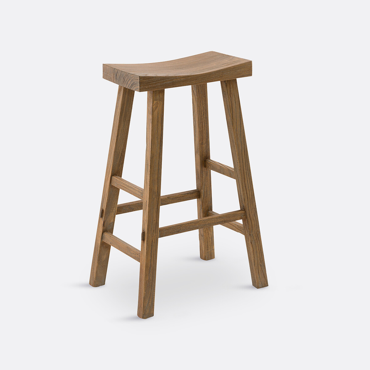 LA REDOUTE INTERIEURS<br>Banco alto em madeira de olmo Alt.75 cm, Asyo