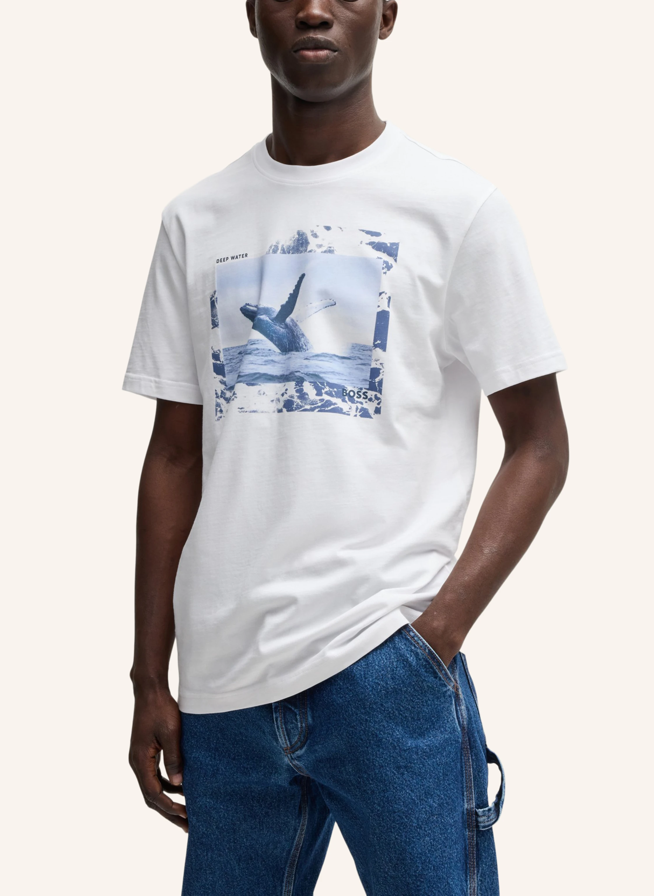 BOSS T-Shirt TE_DUNETRACE Regular Fit