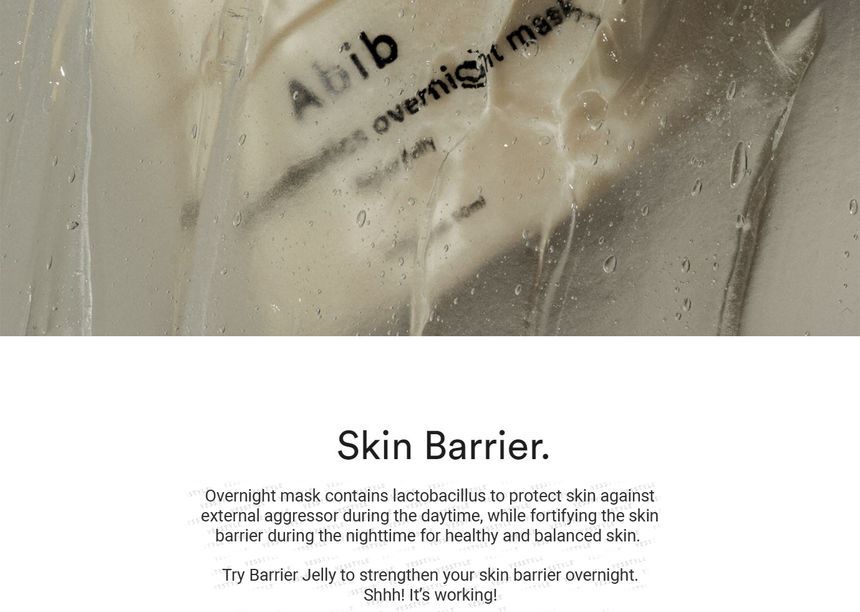 Abib - Rijstprobiotica Nachtmasker Barrièregelei