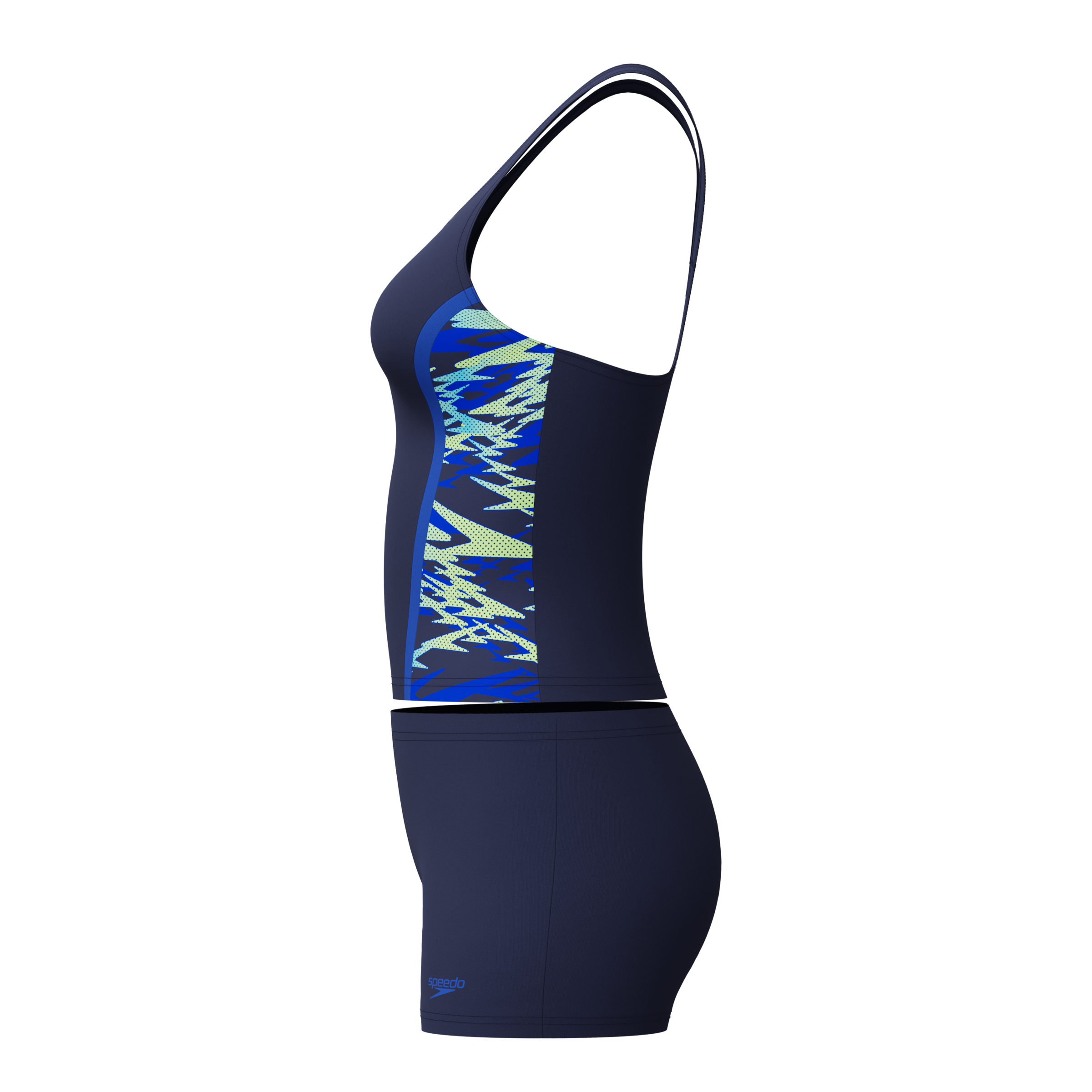 Speedo Tankini »HYPERBOOM SPLICE TANKINI SET BLK/GRN«