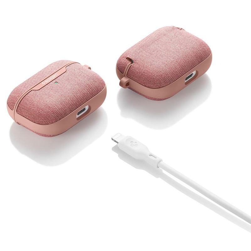 AirPods Pro Urban Fit Hardcase Schutzhülle Abdeckung mit Schlüsselring (ASD00575) - Roségold