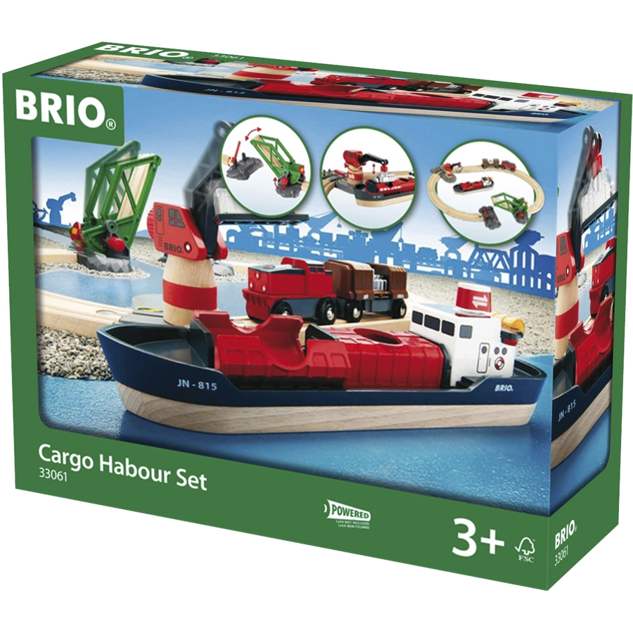 BRIO® WORLD Anfangspackung Container Hafen Set 33061