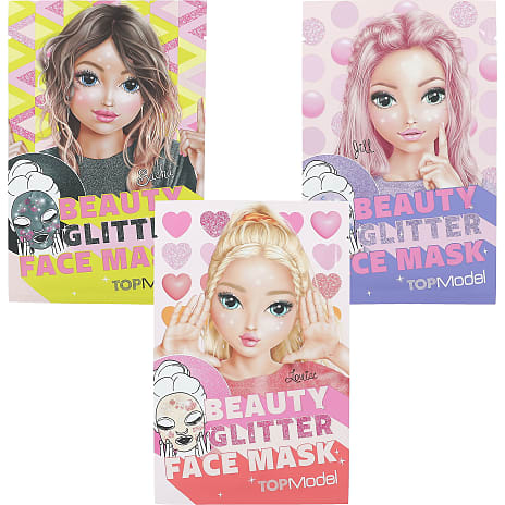 TOPModel beauty and me ansigtsmaske m. glitter – flere varianter – assorteret
