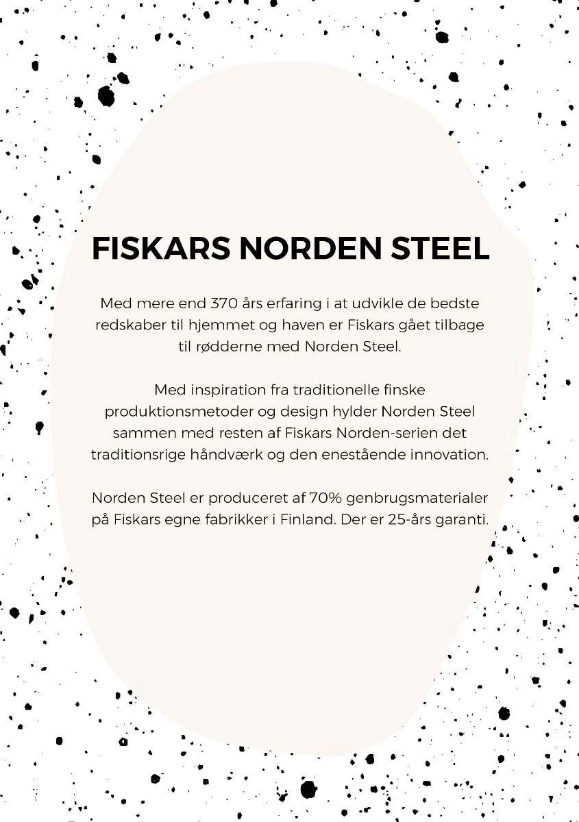 Fiskars  Norden Steel stegefad - 28 cm.