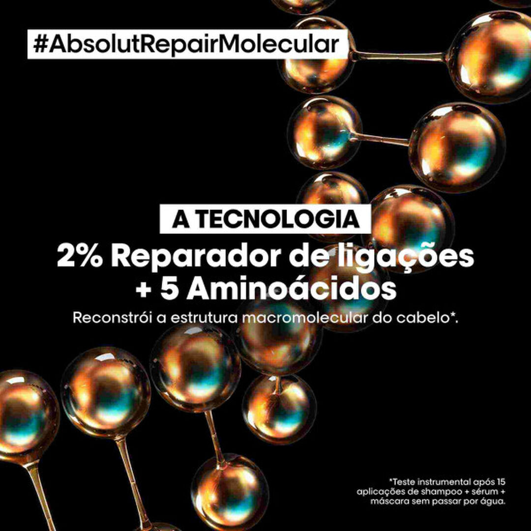 L'ORÉAL PROFESSIONNEL SERIE EXPERT Shampoo Absolut Repair Molecular - 300ml