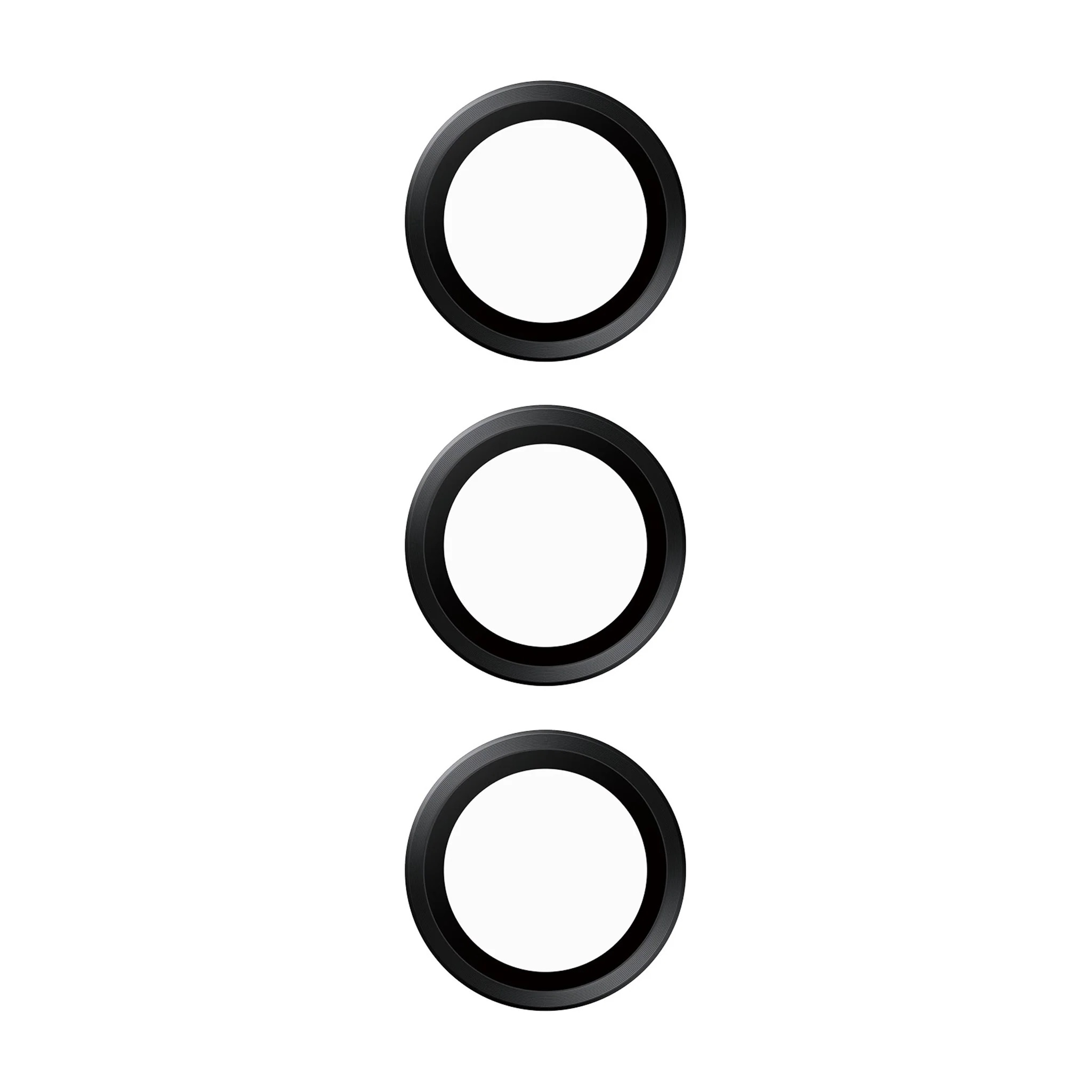 Hoops Samsung Galaxy S24  Plus Kameraschutz Objektiv Ring Protector Abdeckung (1208) - Schwarz