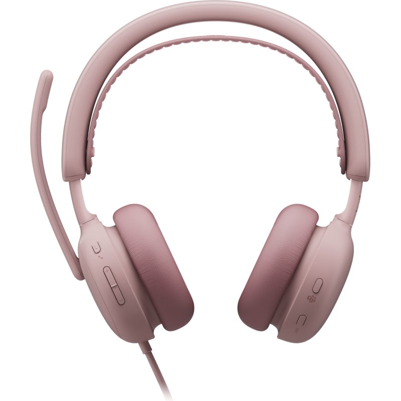 Logitech 981-001616 casque Avec fil Arceau Appels/Musique USB Type-C / USB Type-A Rose