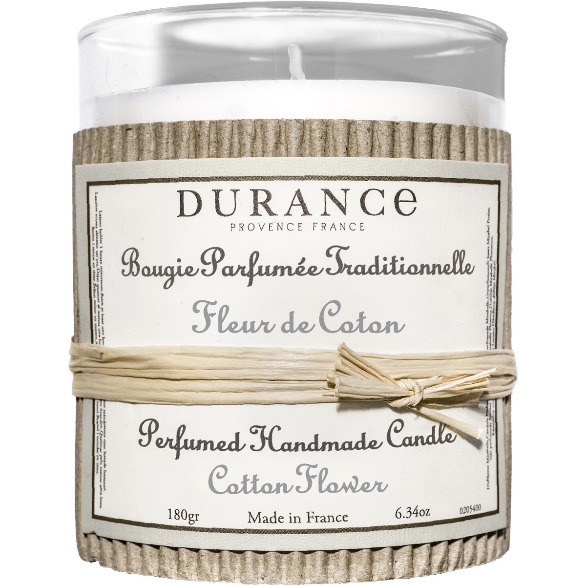 Bougie parfumée - Fleur de coton - 180 g