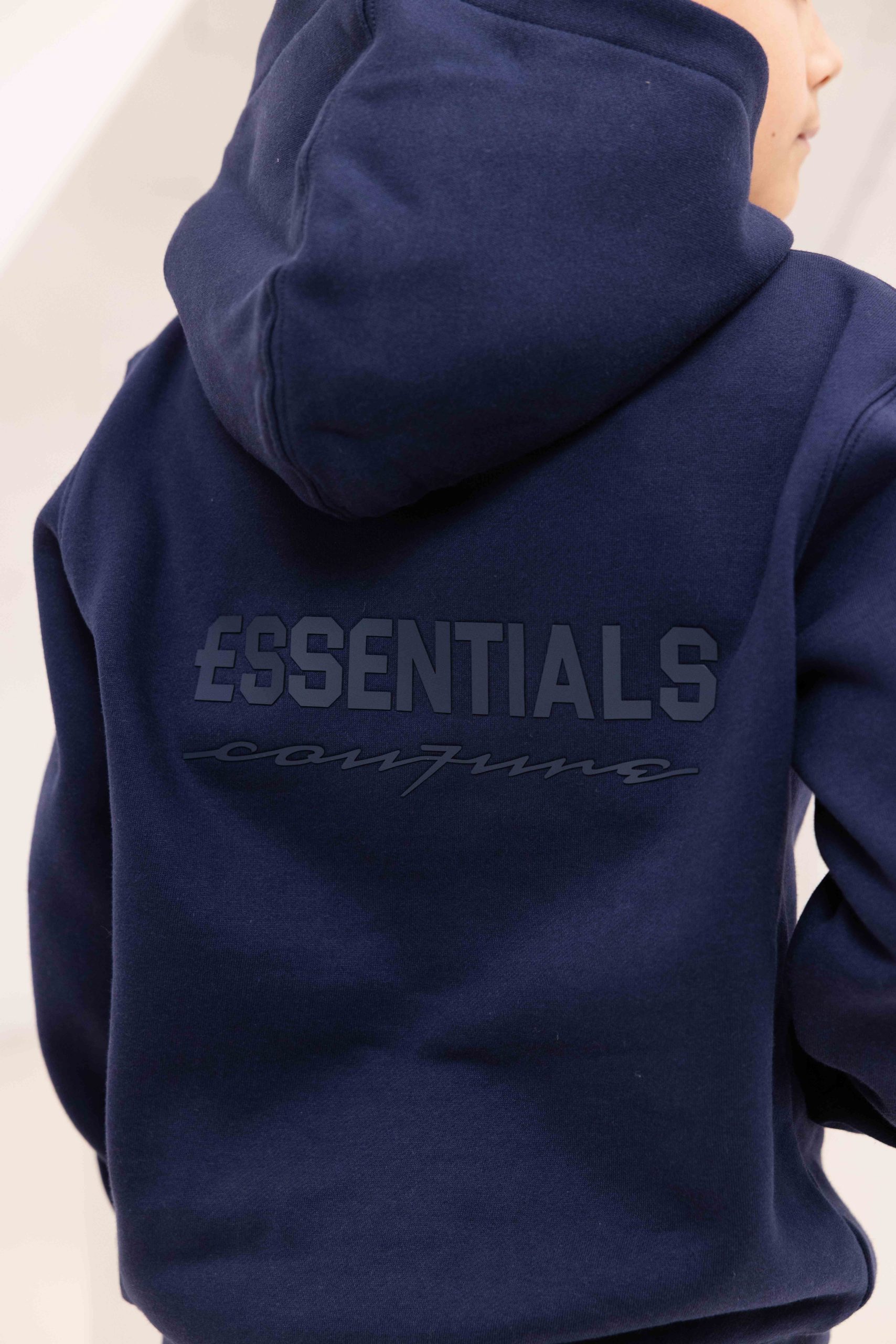 Cou7ure Essentials Rubber Trainingspak Kids Donkerblauw