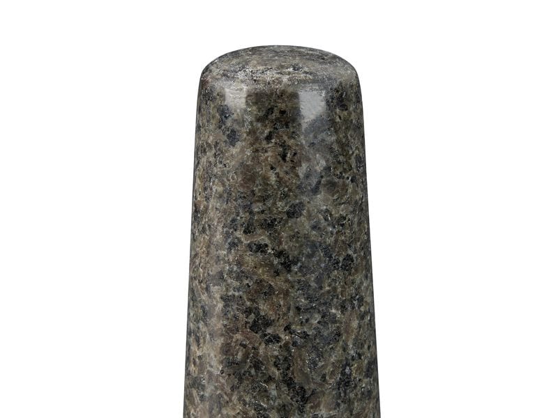 relaxdays Mörser mit Stössel 16 cm, Granit Polierter Gewürzmörser und Stössel