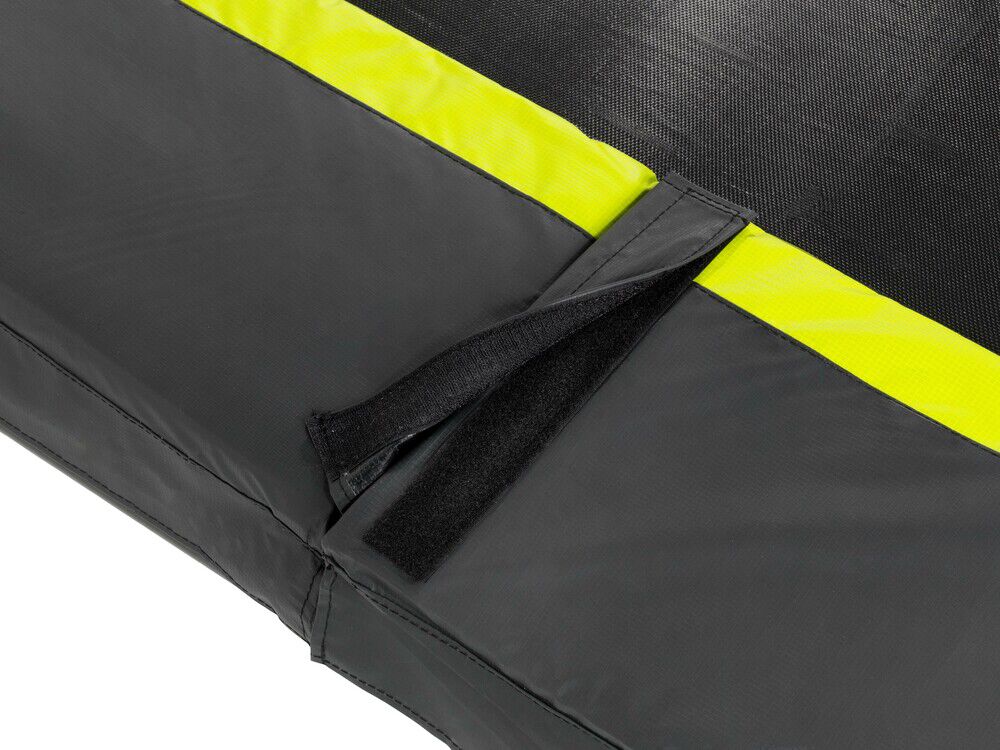 EXIT Silhouette Inground met Net - Trampoline - Zwart - 366 cm