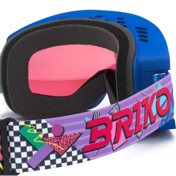 Masque de ski BRIKO MARLO BLUE FANTASY STEEL