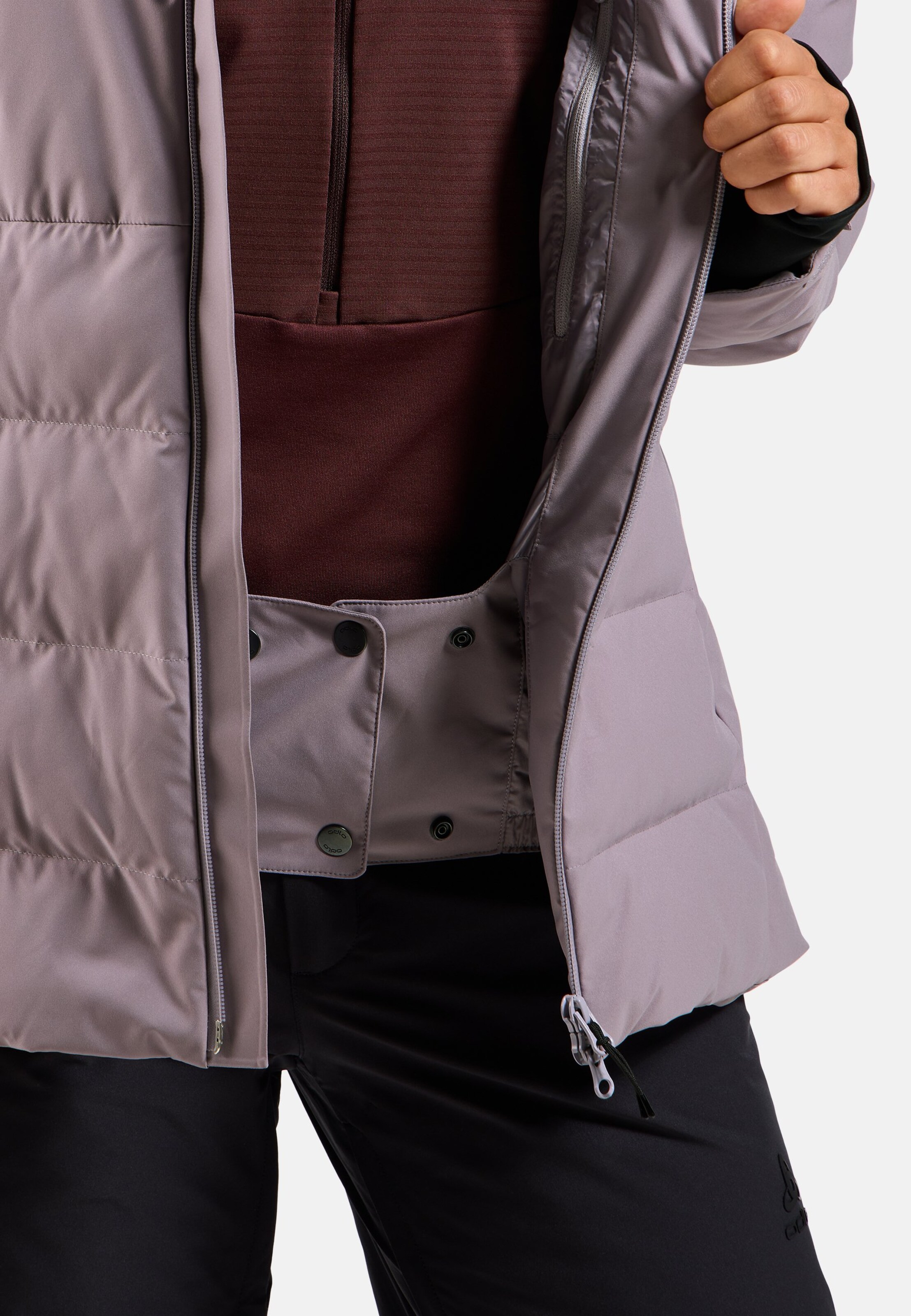 Ski Cocoon S-Thermic Jacke in gray ridge