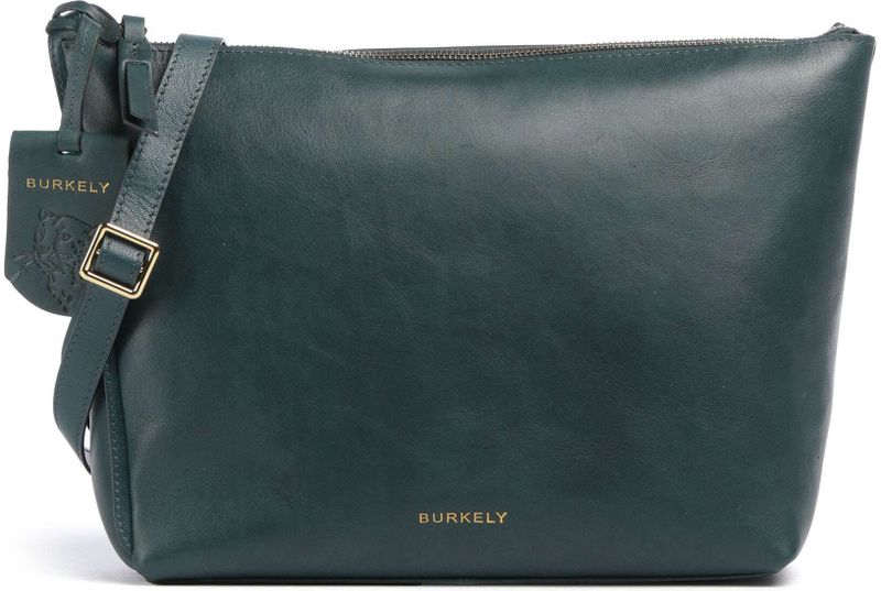 Burkely - Fine Florence - Crossbody Tas - Petrol - Leer