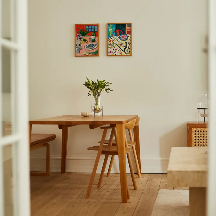 Paper Collective - Composition with Fish Poster, 50 x 70 cm