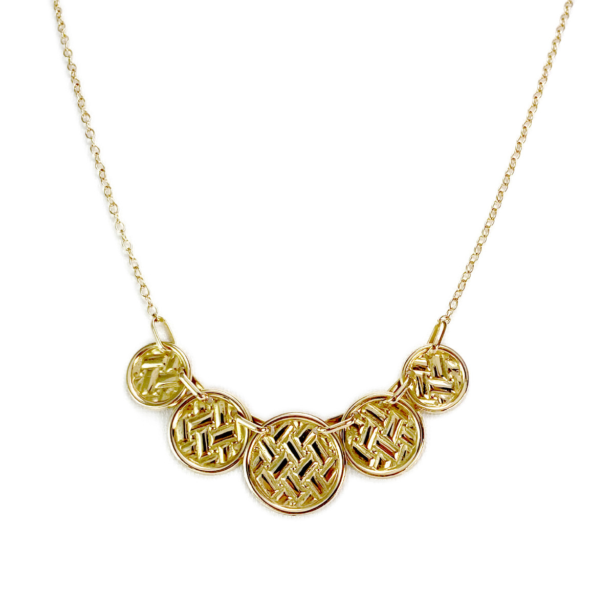Collier d'occasion or 750 jaune 42 cm