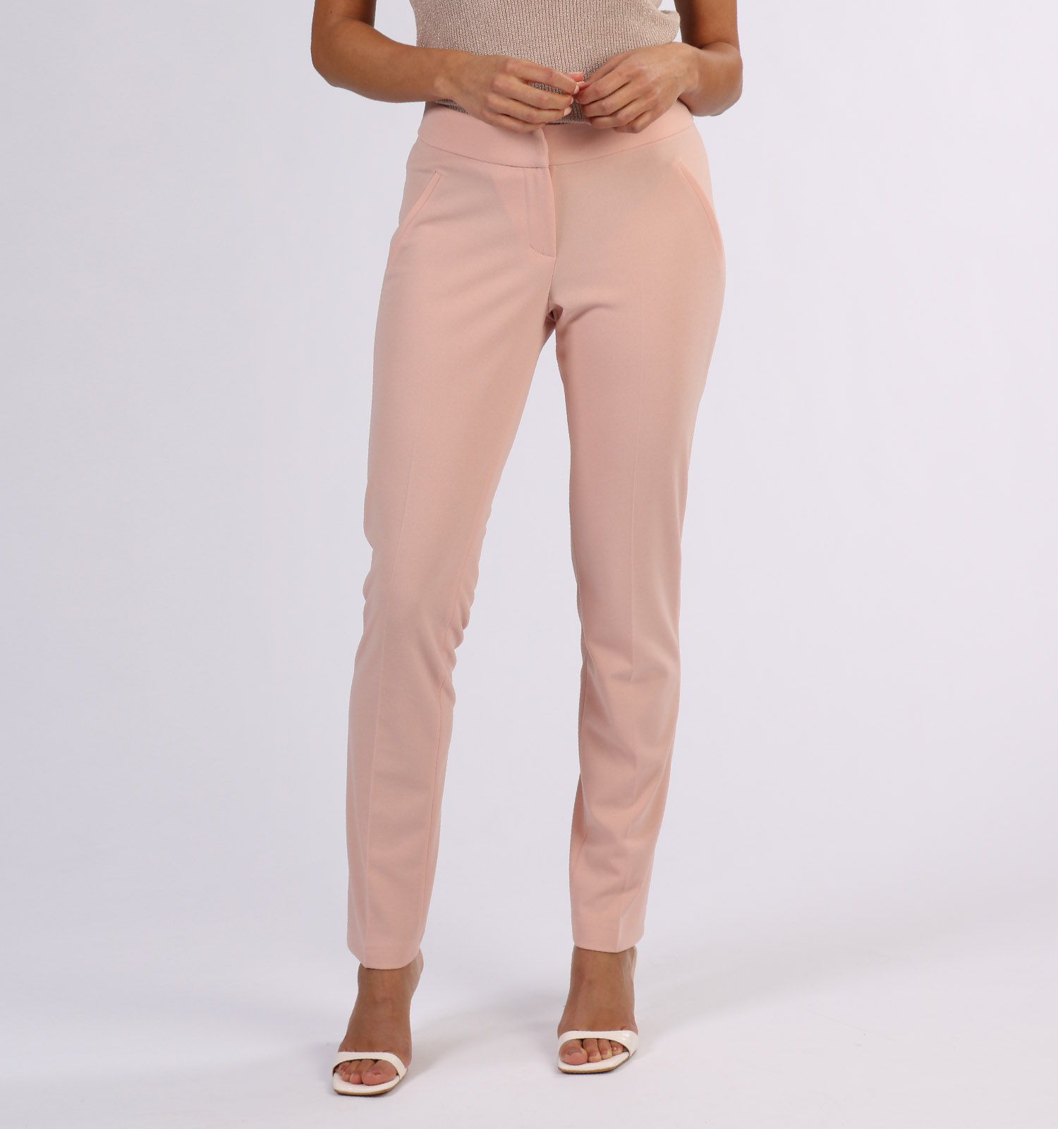 Geklede broek roze