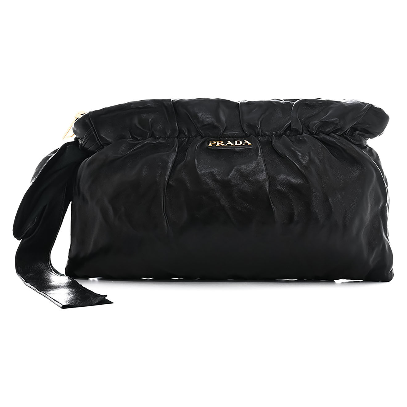 Prada Pochette en Cuir noire - Très bon état - 32x11 cm