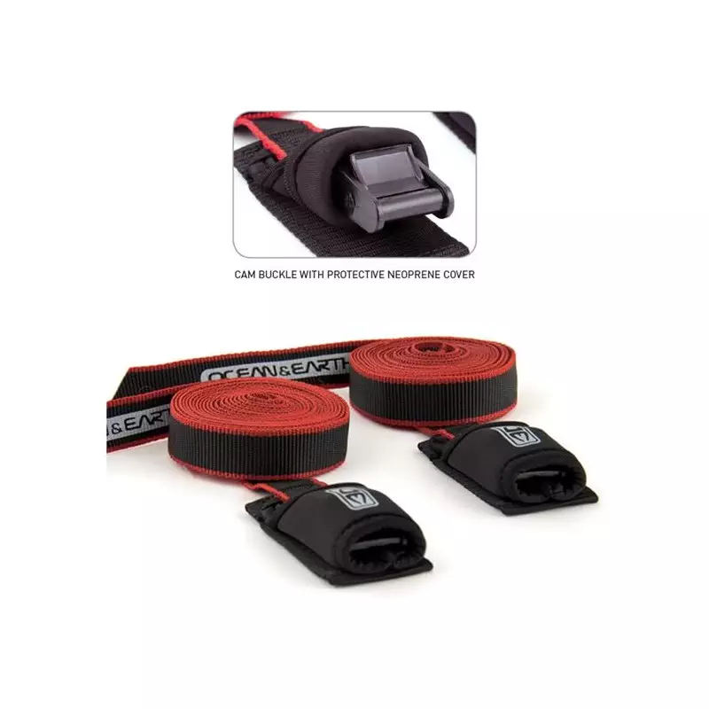 Sangle de toit (paire) TIE DOWN STRAPS OCEAN & EARTH Taille 16´0´´ / 4.8m