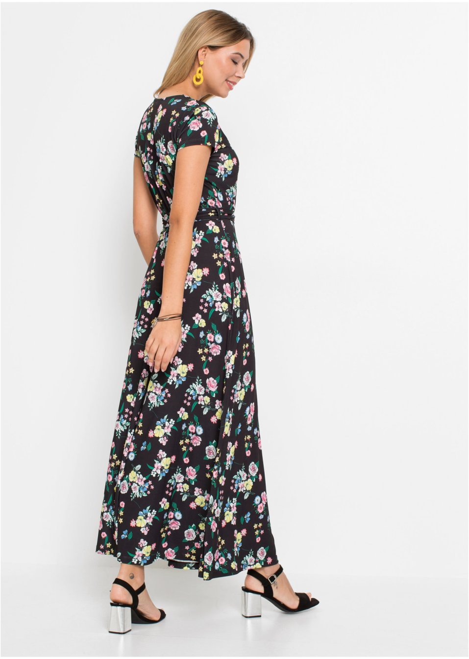 Robe longue style portefeuille