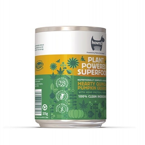 Ração úmida vegana para cães, sabor abóbora.