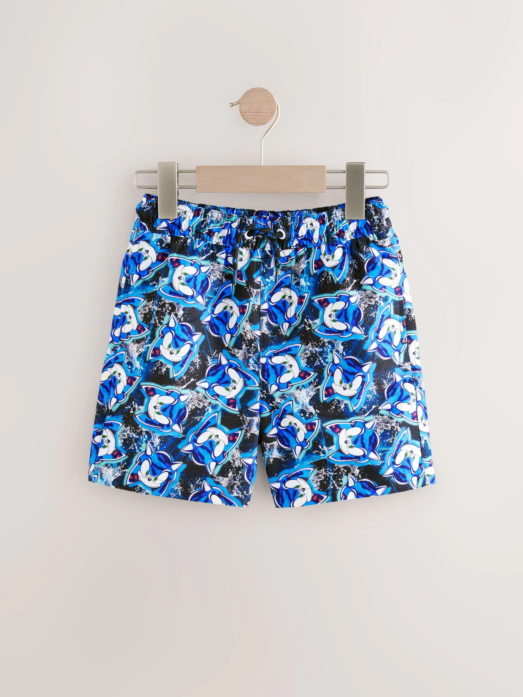 Blauw Sonic - Zwemshort (3-16 jr)