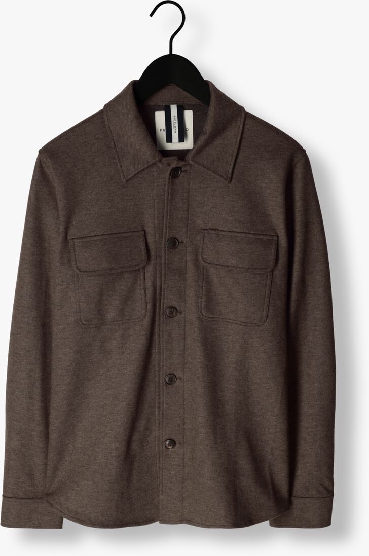 PROFUOMO bruine profuomo overshirt overshirt knitted