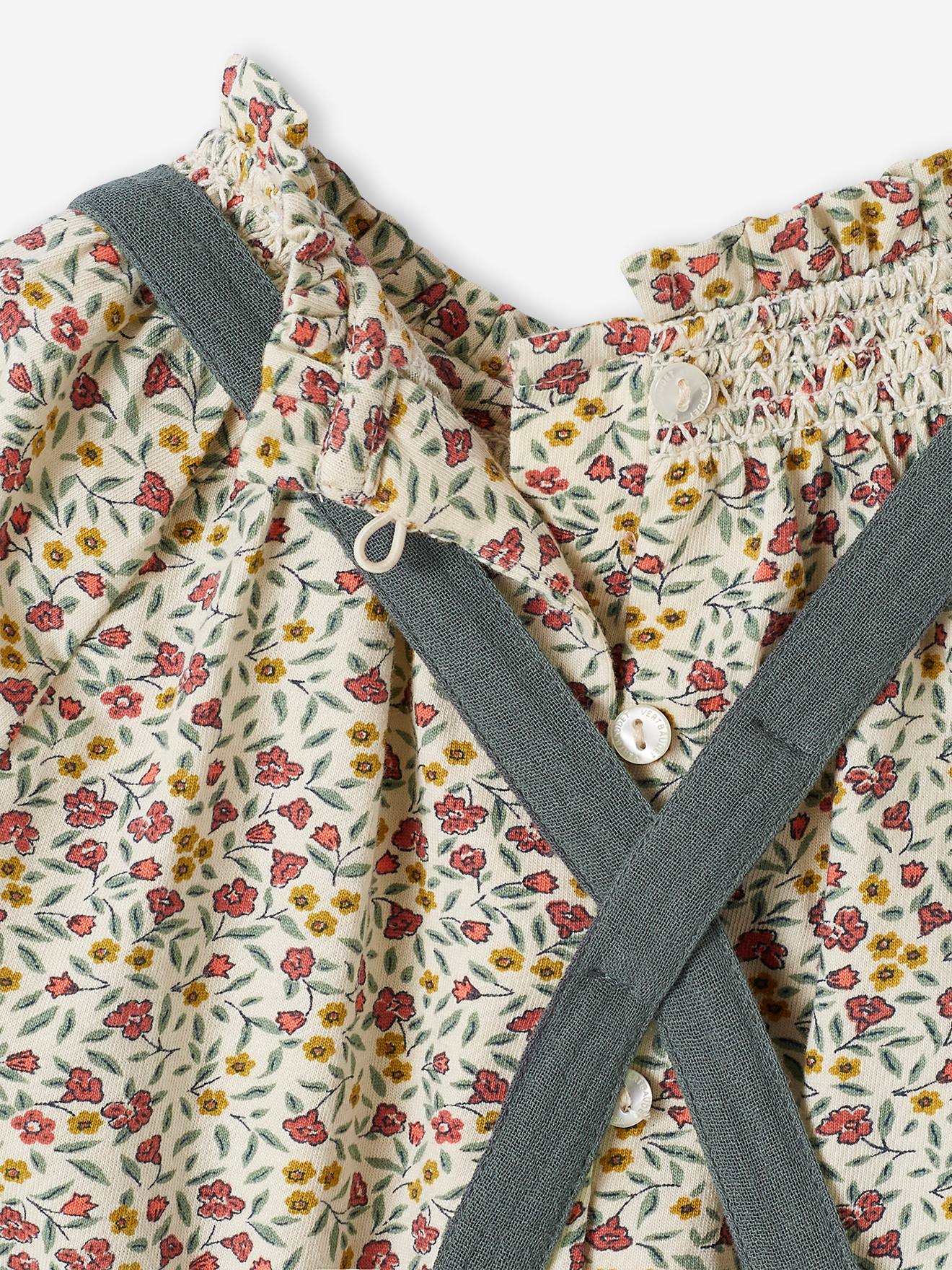 Conjunto de 3 peças: camiseta + faixa de cabelo + saia com suspensórios para recém-nascido (verde)