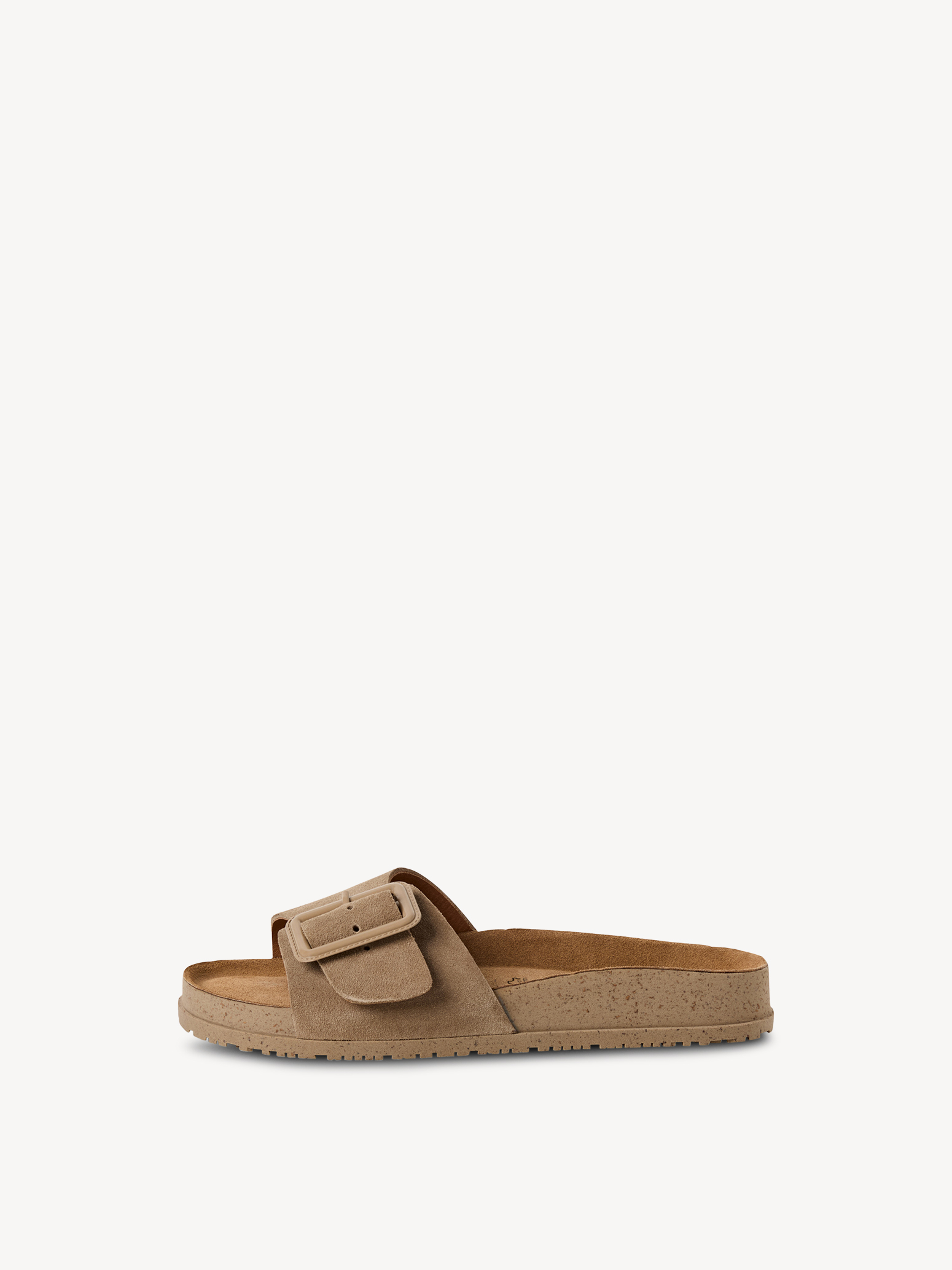 Leren Slipper - beige