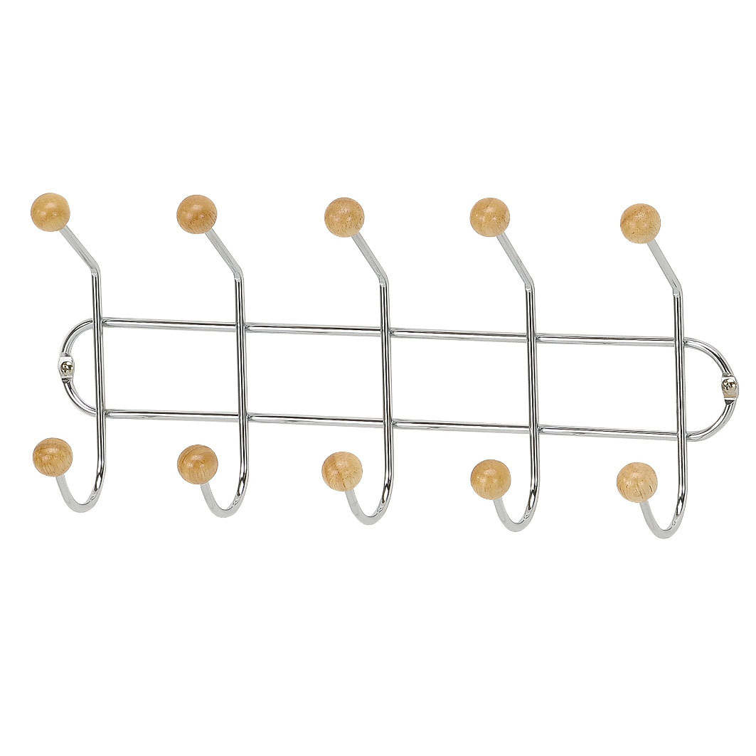 Wandgarderobe - chromfarben - 36 cm