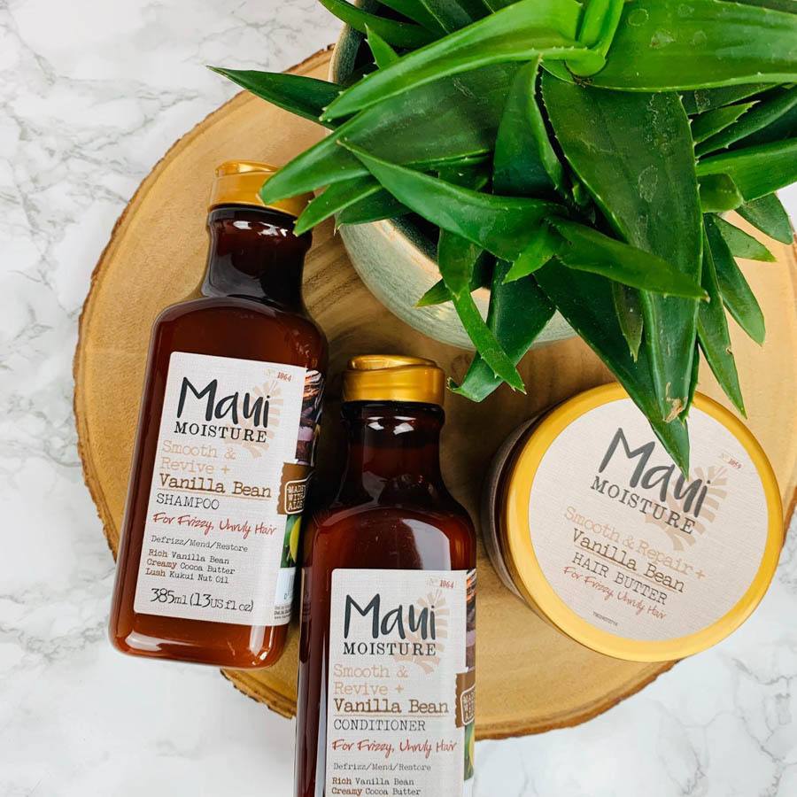 Maui Smooth & Revive + Vanilla Bean Shampoo 385ml
