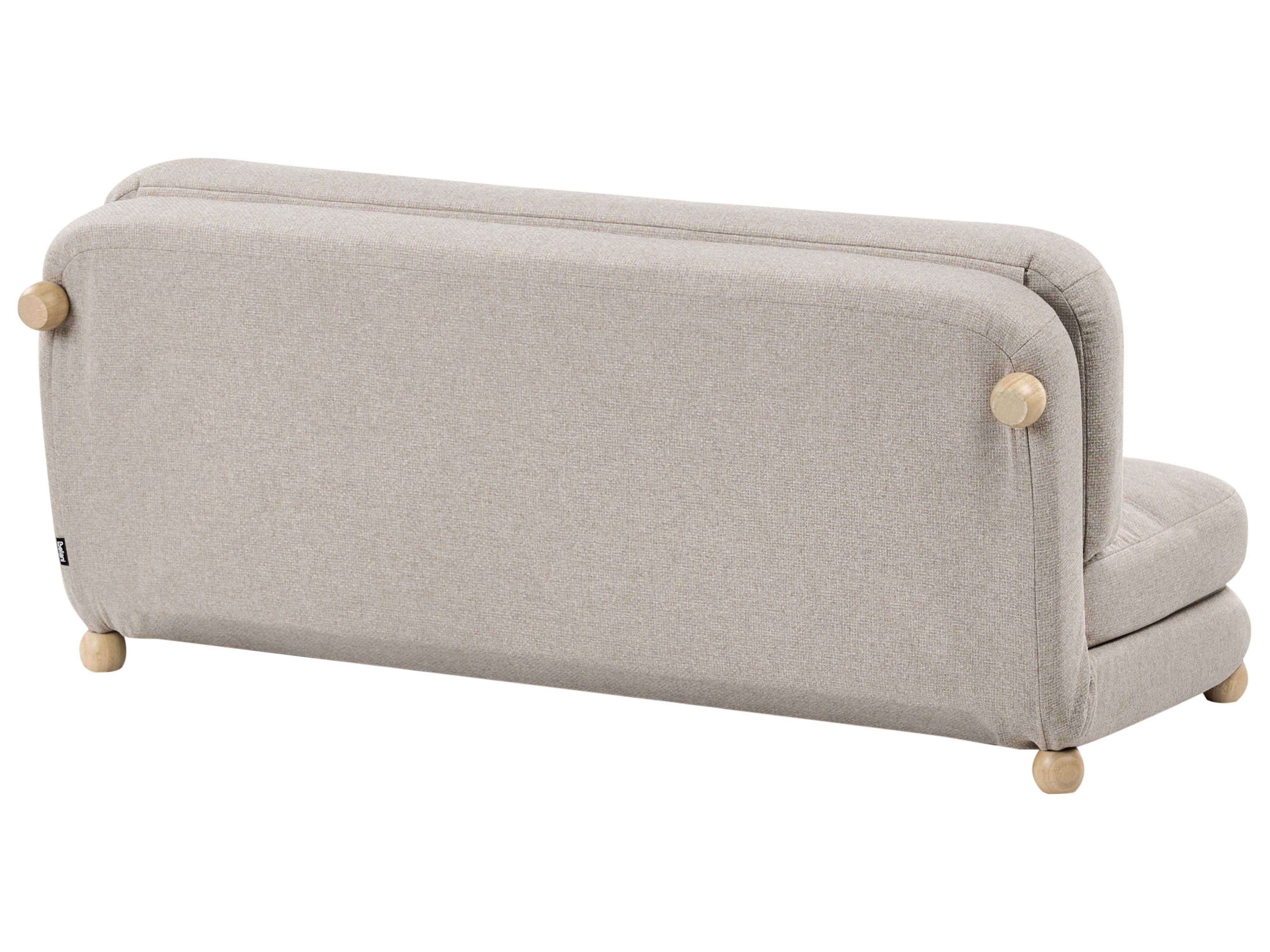 Slaapbank 2-zits ESBJERG Kunstlinnen Beige