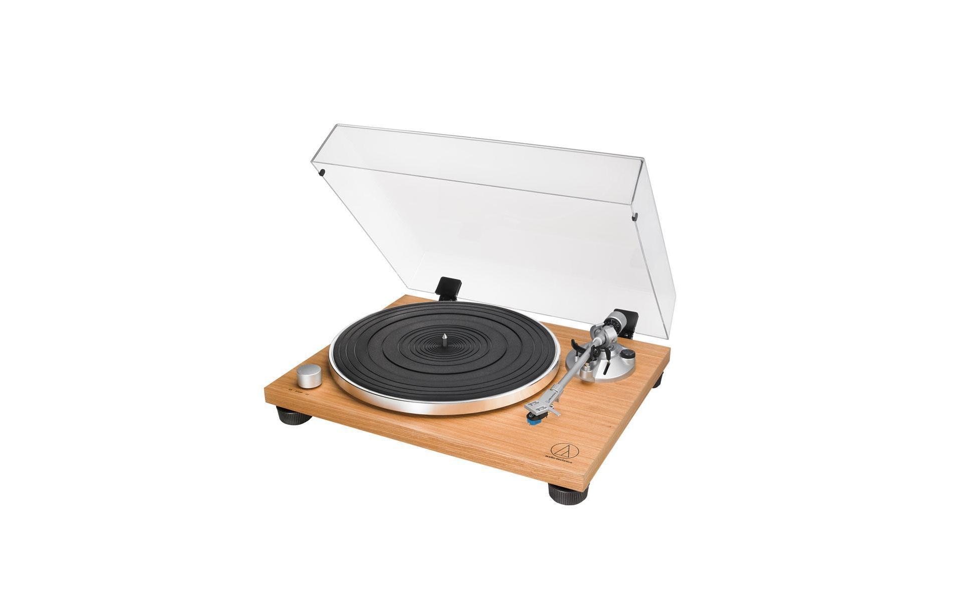 Plattenspieler AT-LPW30TK Braun<br>Manueller Plattenspieler mit Riemenantrieb