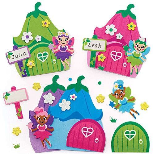 Baker Ross FC723 Feeëndeur Kits - Set van 4 - Knutselset - Meisjes - Creatief