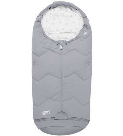 Voksi Fußsack - Sky Light - 88/113 cm - Grau