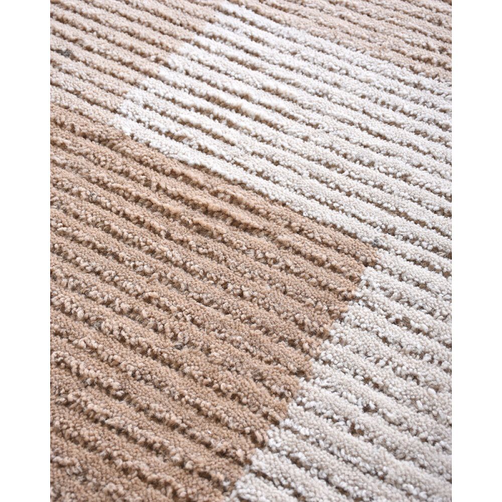 GULVTEPPE HAZELBURY ULL/JUTE160X230CM BRUN