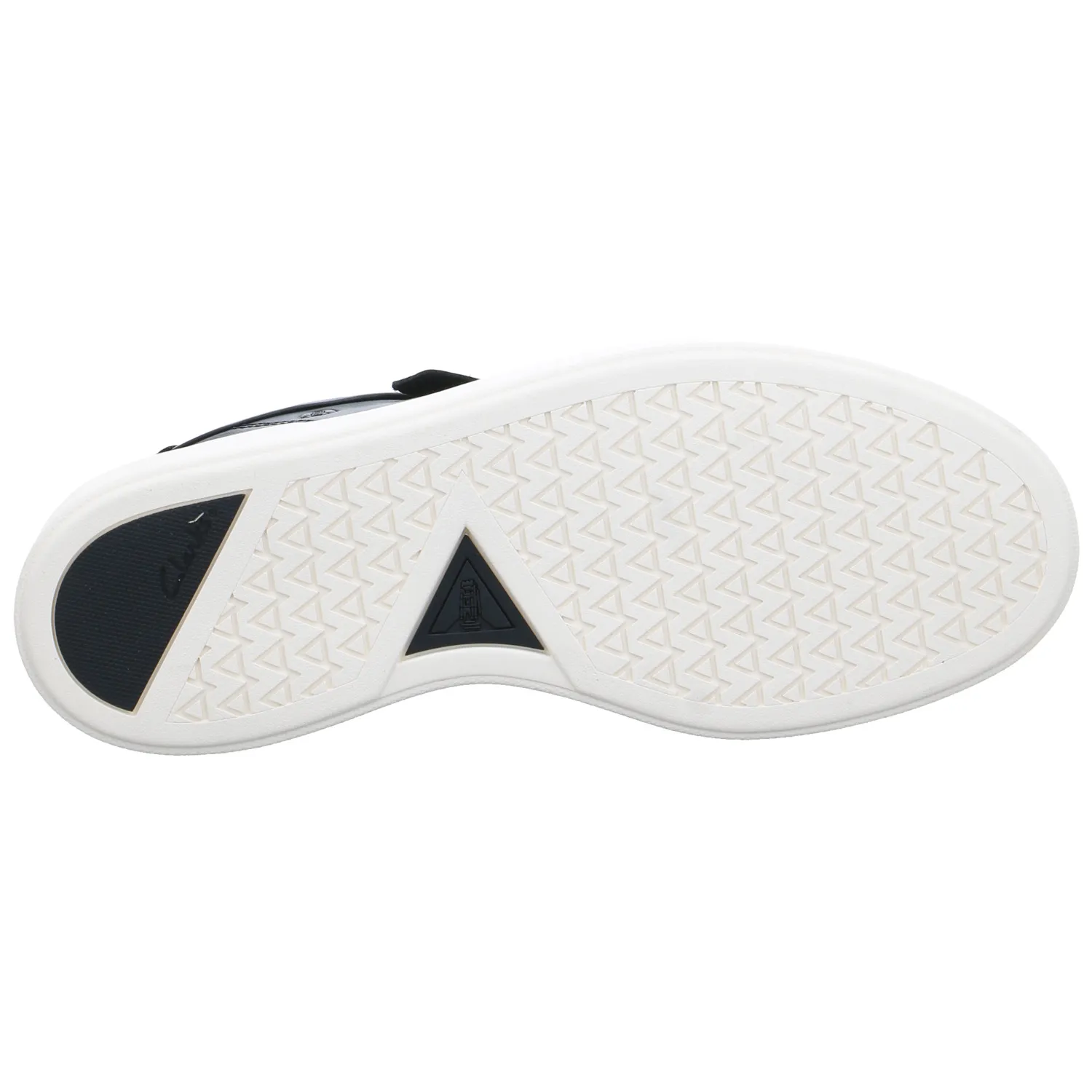 CLARKS Halbschuhe Sneaker Schwarz Leder