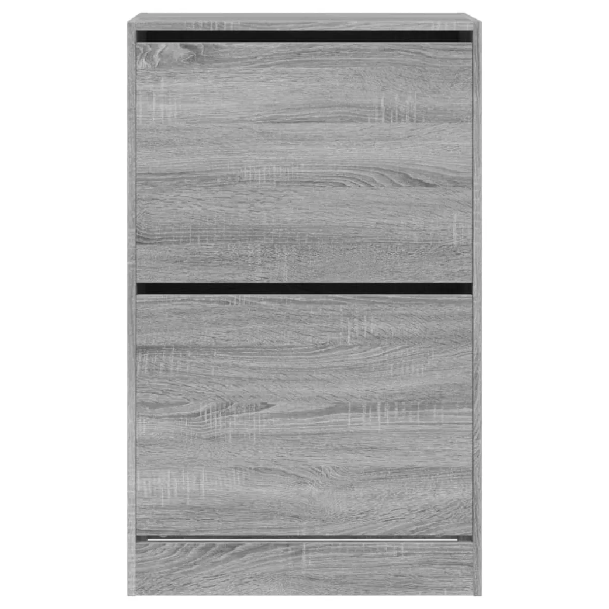 vidaXL Armoire à chaussures sonoma gris 60x34x96,5 cm