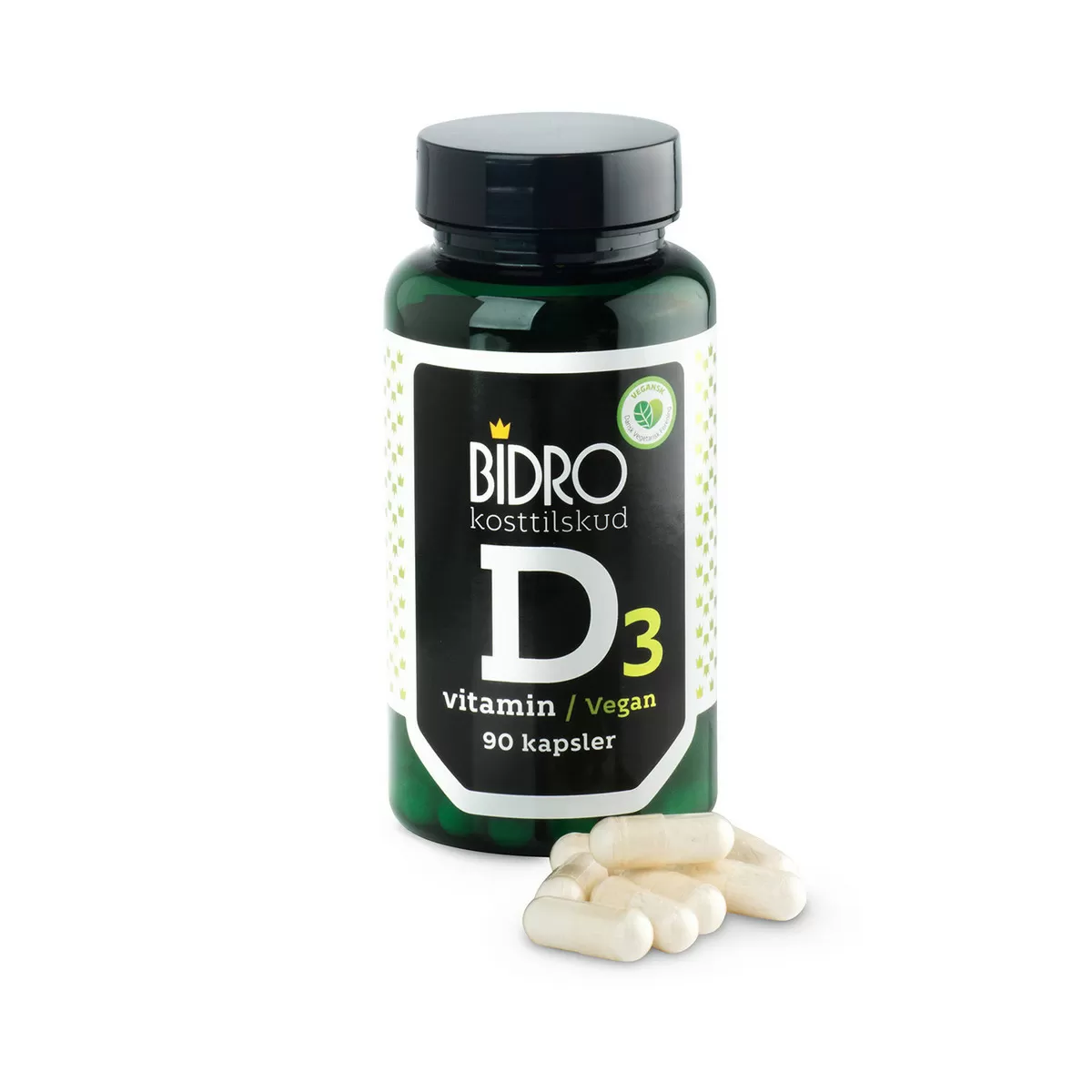 Bidro D-vitamin Vegan 80 µg - 90 kaps.
