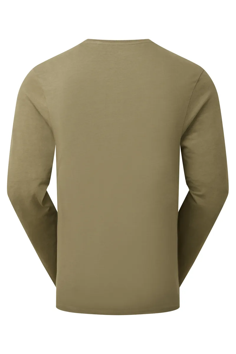 Rab Basecamp Logo Badge Ls Tee Light Khaki